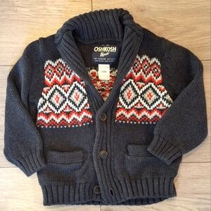 3/$30 Oshkosh Fairisle Sweater - 18 months